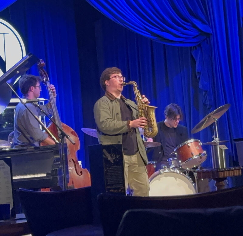 Andrew Wittmer performing at the Noce Jazz Club in Des Moines