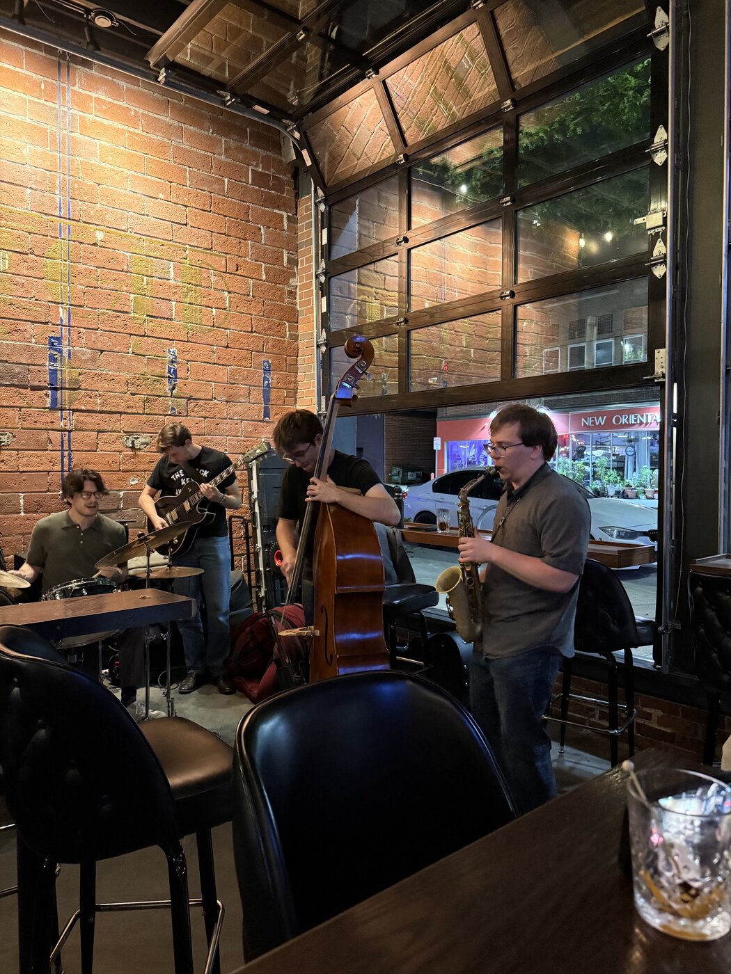 Andrew Wittmer performing with his quartet at Alleged Lee&rsquo;s