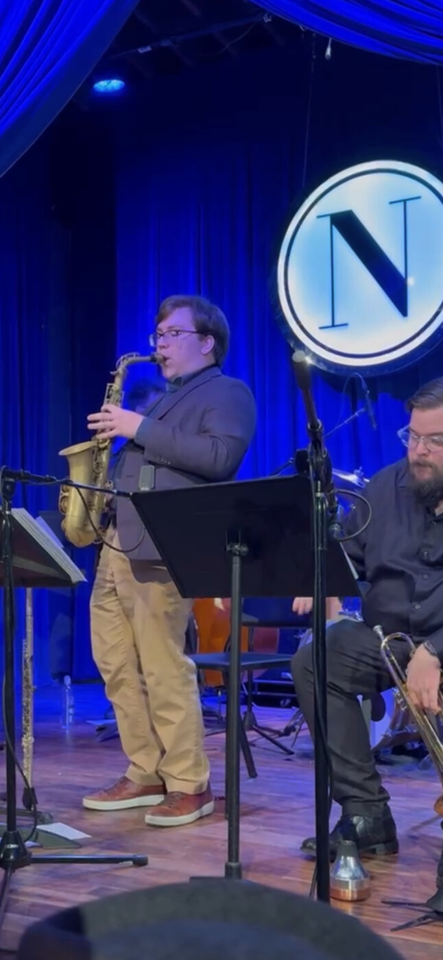 Andrew Wittmer performing at the Noce Jazz Club, Des Moines