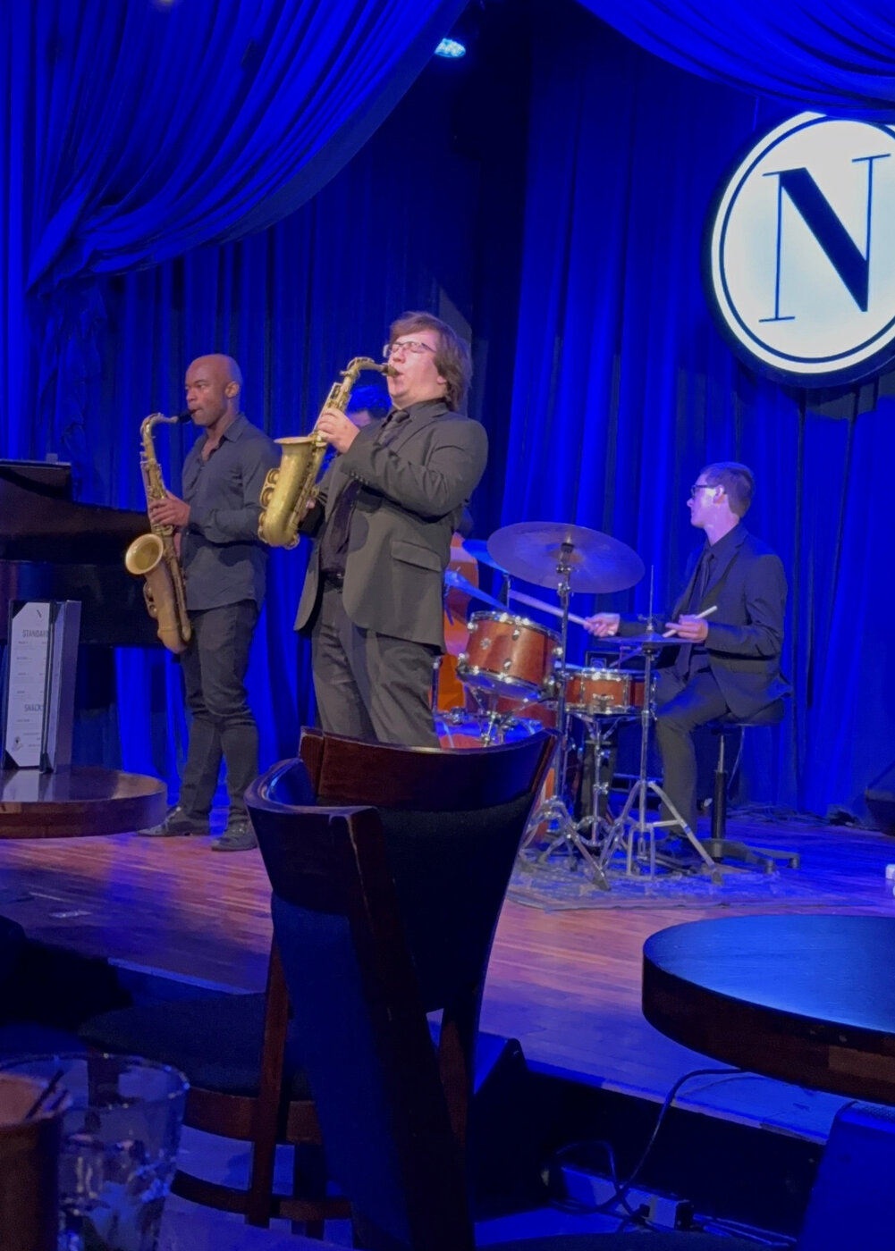 Andrew Wittmer performing at the Noce Jazz Club, Des Moines